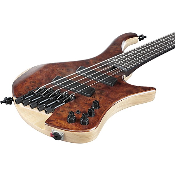 Ibanez EHB1265MS 5-String Multi-Scale Ergonomic Headless Bass Natural Mocha Low Gloss