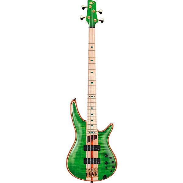 Ibanez Premium SR4FMDX Electric Bass Emerald Green Low Gloss