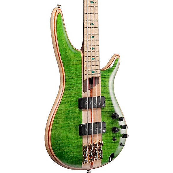 Ibanez Premium SR4FMDX Electric Bass Emerald Green Low Gloss