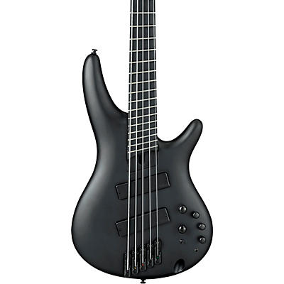 Ibanez Srms625ex 5-String Multi-Scale Electric Bass Black Flat for sale