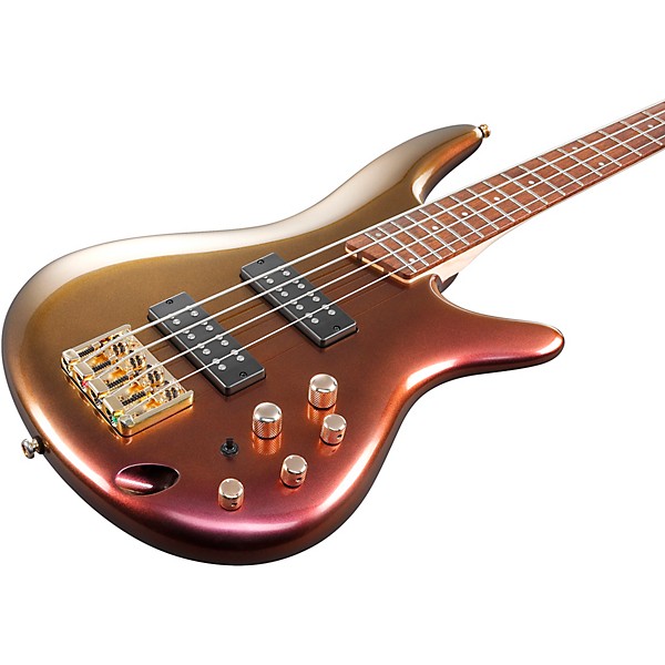 Ibanez SR300EDX Electric Bass Guitar Rose Gold Chameleon