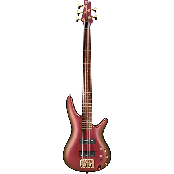 Ibanez SR305EDX 5-String Electric Bass Guitar Rose Gold Chameleon