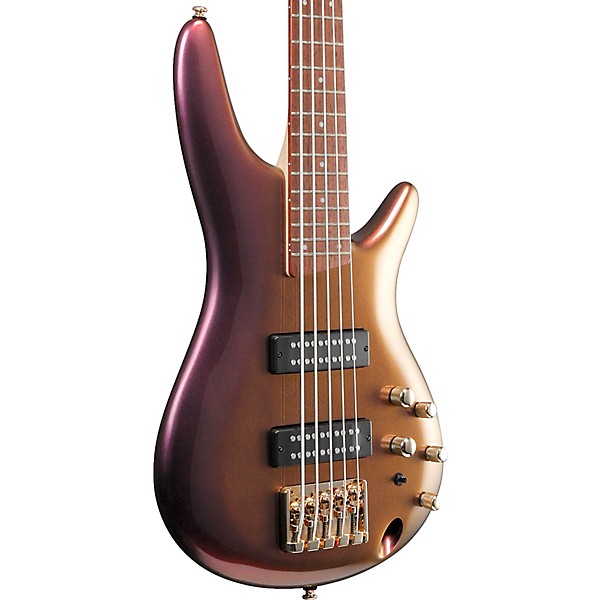 Ibanez SR305EDX 5-String Electric Bass Guitar Rose Gold Chameleon