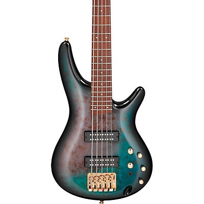 Ibanez Sr405epbdx 5-String Electric Bass Guitar Tropical Seafloor Burst for sale