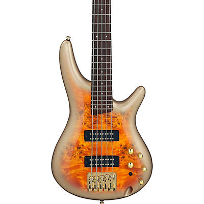 Ibanez Sr405epbdx 5-String Electric Bass Guitar Mars Gold Metallic Burst for sale