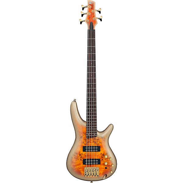 Ibanez SR405EPBDX 5-String Electric Bass Guitar Mars Gold Metallic Burst