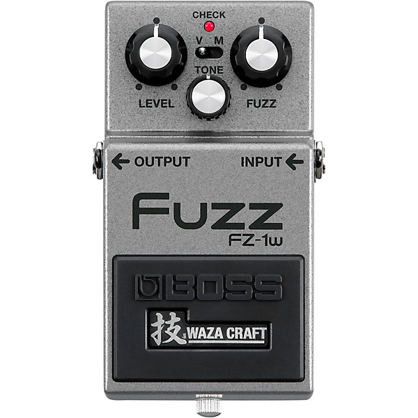 Open Box BOSS FZ-1W Fuzz Waza Craft Guitar Effects Pedal Level 1 Silver