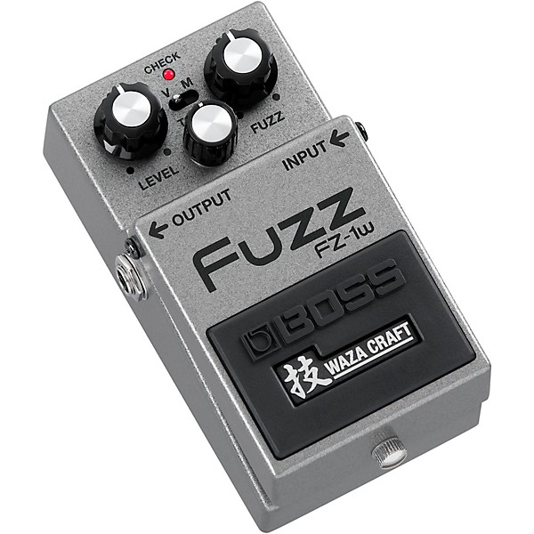Open Box BOSS FZ-1W Fuzz Waza Craft Guitar Effects Pedal Level 1 Silver