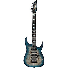 Ibanez RGT1270PB Premium With Tremolo Electric Guitar Cosmic Blue Starburst Flat