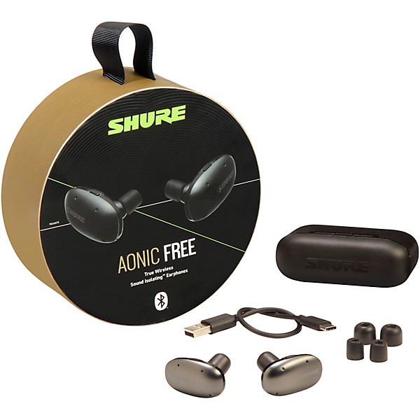 SHURE　AONIC　FREE Shure AONIC Free True Wireless Earphones | zZounds