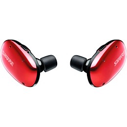 Open Box Shure AONIC FREE True Wireless Sound Isolating Earphones Level 1 Red