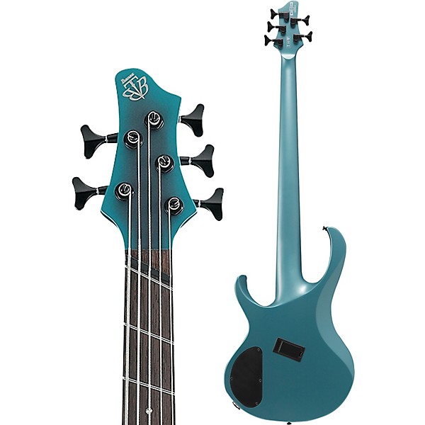 Ibanez BTB605MS 5-String Multi-Scale Electric Bass Cerulean Aura Burst Matte