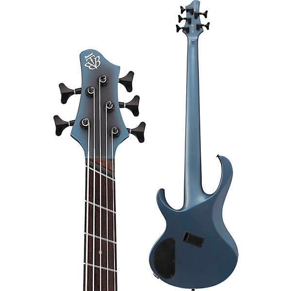 Ibanez BTB605MS 5-String Multi-Scale Electric Bass Midnight Arctic Ocean Matte