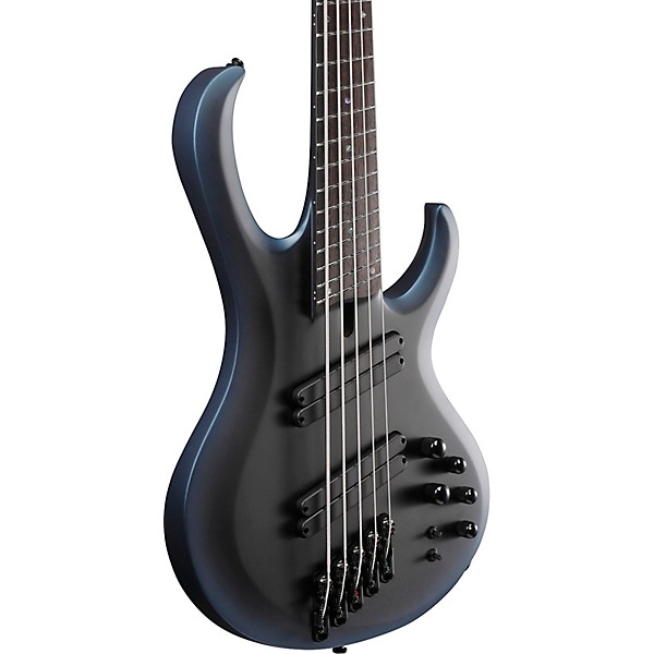 Ibanez BTB605MS 5-String Multi-Scale Electric Bass Midnight Arctic Ocean Matte