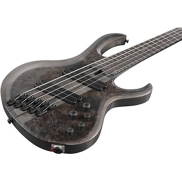 Ibanez BTB805MS 5-String Multi-Scale Electric Bass Transparent Gray Flat