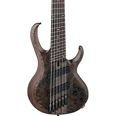 Ibanez Btb806ms 6-String Multi Scale Electric Bass Transparent Gray Flat for sale