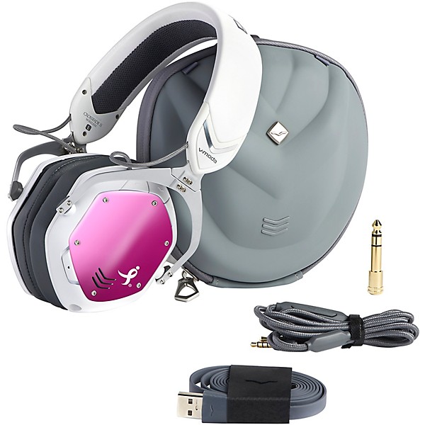 V-MODA Limited-Edition Crossfade 2 Wireless Codex Susan G. Komen Bluetooth Over-Ear Headphone