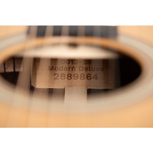 Martin 0012-28 Modern Deluxe 12-Fret Acoustic Guitar Natural