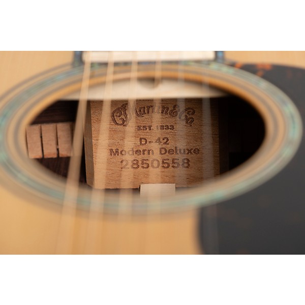 Martin D-42 Modern Deluxe Acoustic Guitar Natural