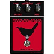 Wren And Cuff Box Of War Og Fuzz Effects Pedal Red And Black for sale