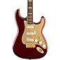 Squier 40th Anniversary Stratocaster Gold Edition Electric Guitar Ruby Red Metallic thumbnail