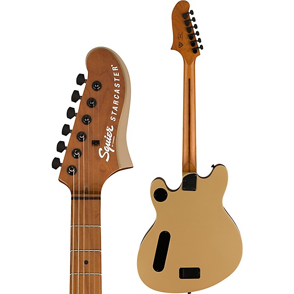 Squier Contemporary Active Starcaster Electric Guitar Shoreline Gold