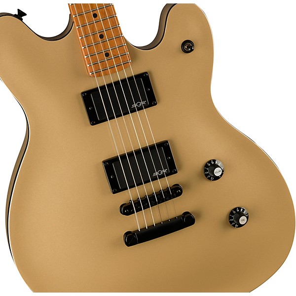 Squier Contemporary Active Starcaster Electric Guitar Shoreline Gold