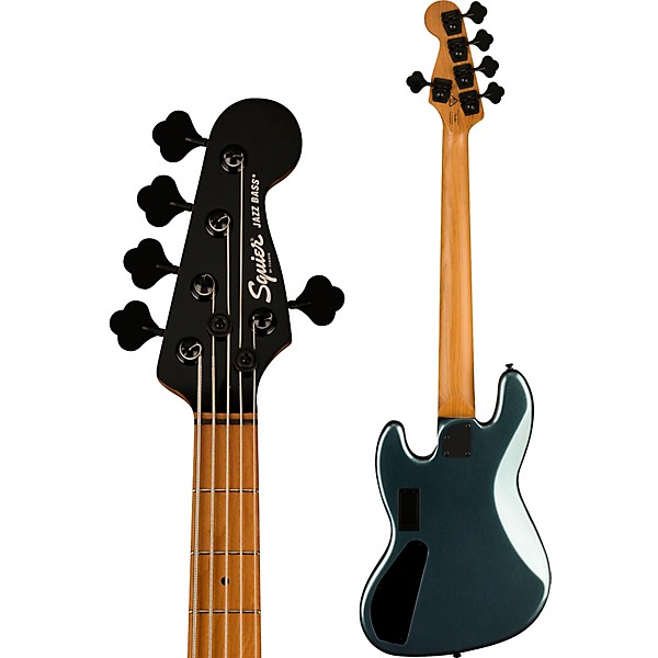 Squier Contemporary Active Jazz Bass HH V 5-String Gunmetal Metallic