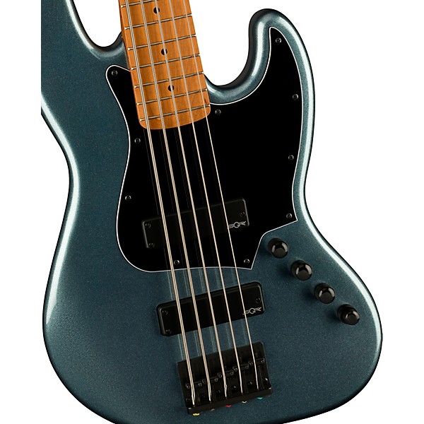 Squier Contemporary Active Jazz Bass HH V 5-String Gunmetal Metallic