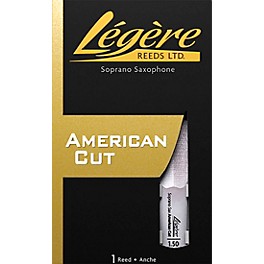 Legere Reeds Soprano Saxophone American Cut Reed 2.5 Legere Reeds Soprano Saxophone American Cut Reed 1.5