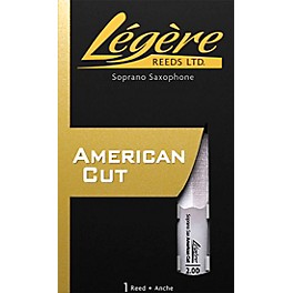 Legere Reeds Soprano Saxophone American Cut Reed 3.5 Legere Reeds Soprano Saxophone American Cut Reed 2