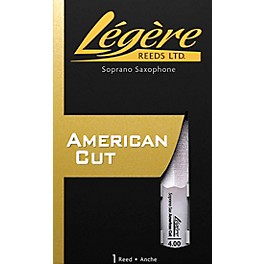 Legere Reeds Soprano Saxophone American Cut Reed 3.5 Legere Reeds Soprano Saxophone American Cut Reed 4