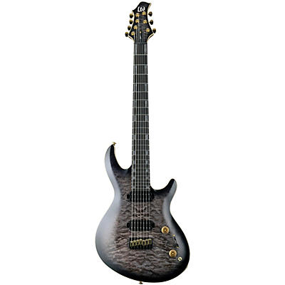 Esp Ltd Javier Reyes Jr-7 Electric Guitar Faded Blue Sunburst for sale
