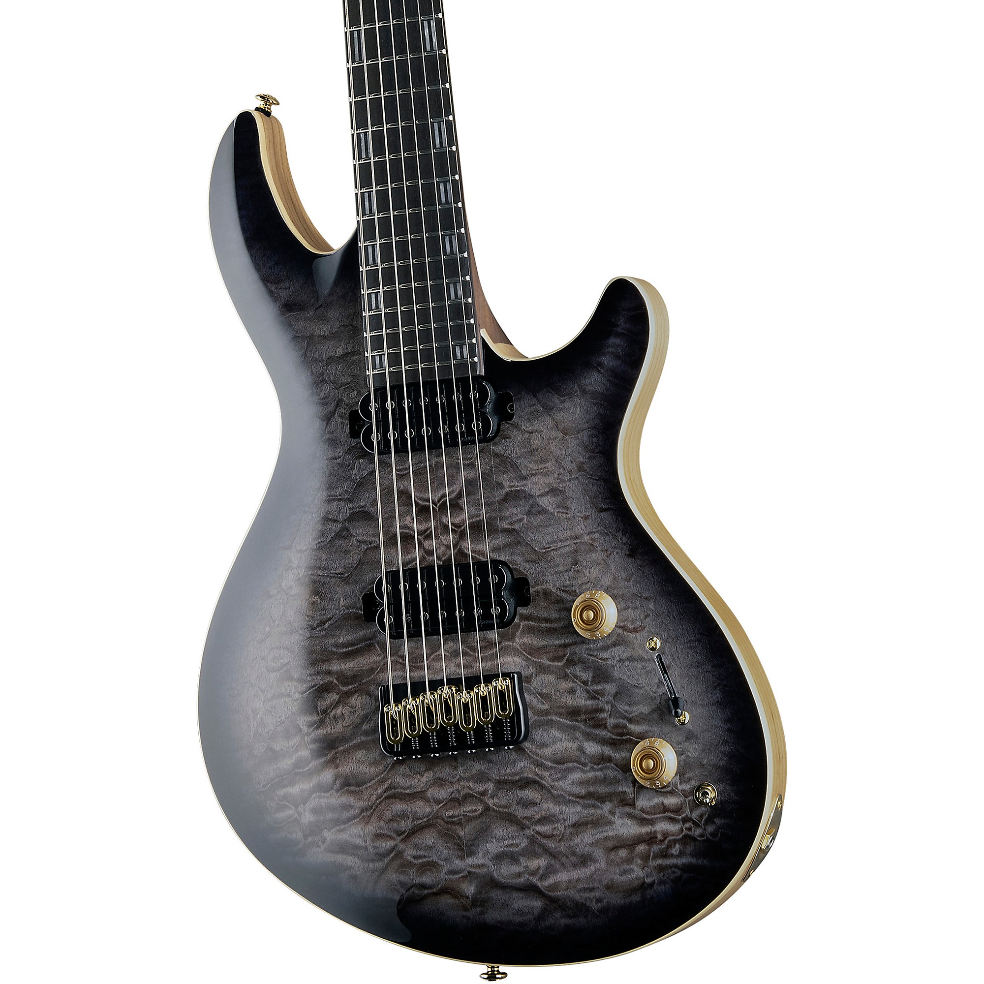 ESP LTD Javier Reyes JR-7 Electric Guitar Faded Blue Sunburst