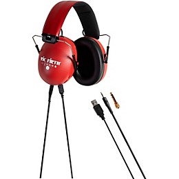 Vic Firth VXHP Bluetooth Isolation Headphones Red
