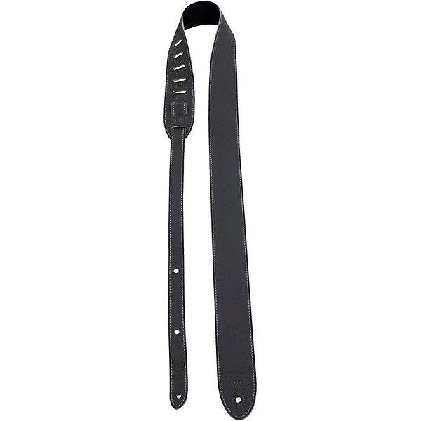 Perri's Leather Guitar Strap 3 Pack in Gray, Navy Blue and Dark Tan