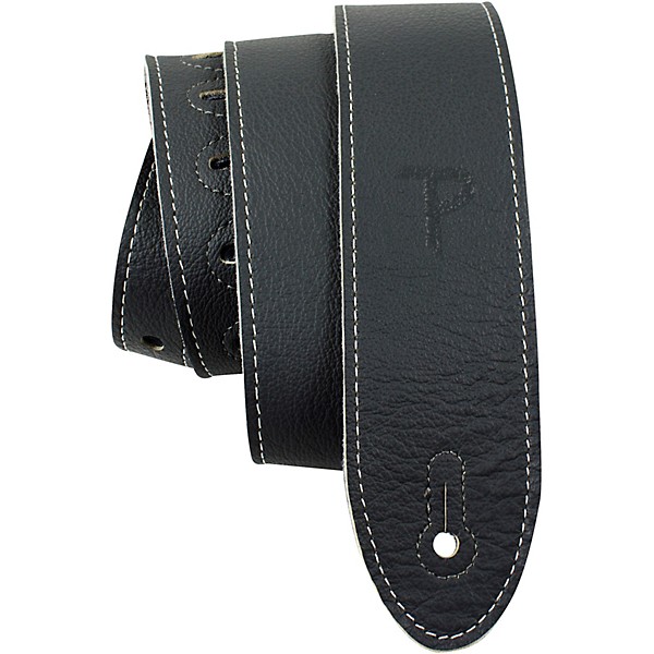 Perri's Leather Guitar Strap 3 Pack in Gray, Navy Blue and Dark Tan