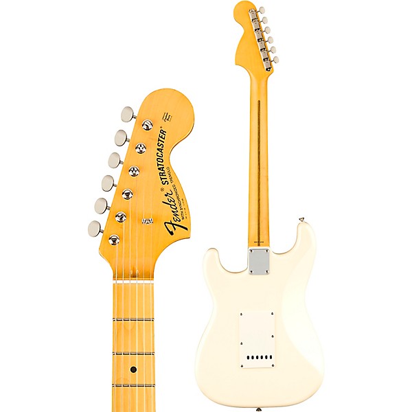 Fender JV Modified '60s Stratocaster Maple Fingerboard Electric Guitar Olympic White