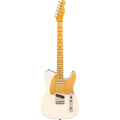 Fender Jv Modified '50S Telecaster Maple Fingerboard Electric Guitar White Blonde for sale