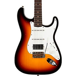 Fender Custom Shop Limited-Edition Double-Bound HSS Stratocaster Journeyman Relic Electric Guitar Aged 3-Color Sunburst