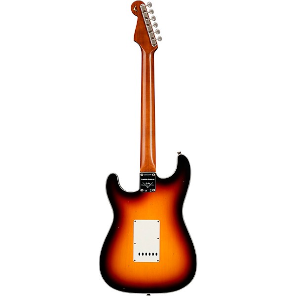 Fender Custom Shop Limited-Edition Double-Bound HSS Stratocaster Journeyman Relic Electric Guitar Aged 3-Color Sunburst