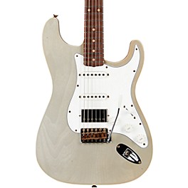 Fender Custom Shop Limited-Edition Double-Bound HSS Stratocaster Journeyman Relic Electric Guitar Aged Inca Silver