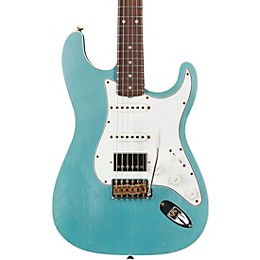 Fender Custom Shop Limited-Edition Double-Bound HSS Stratocaster Journeyman Relic Electric Guitar Aged Firemist Silver