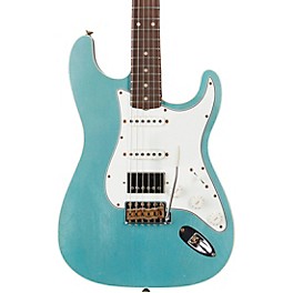 Fender Custom Shop Limited-Edition Double-Bound HSS Stratocaster Journeyman Relic Electric Guitar Aged Firemist Silver