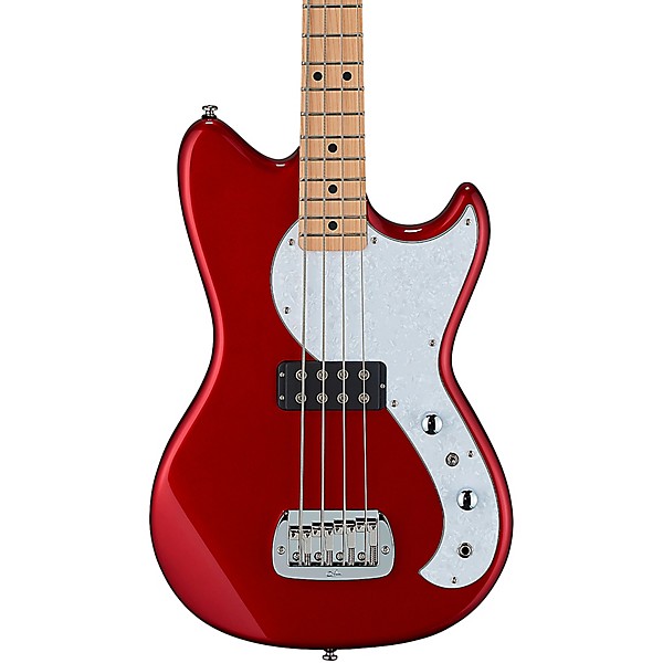 G&L Tribute Fallout Shortscale Bass Guitar Candy Apple Red