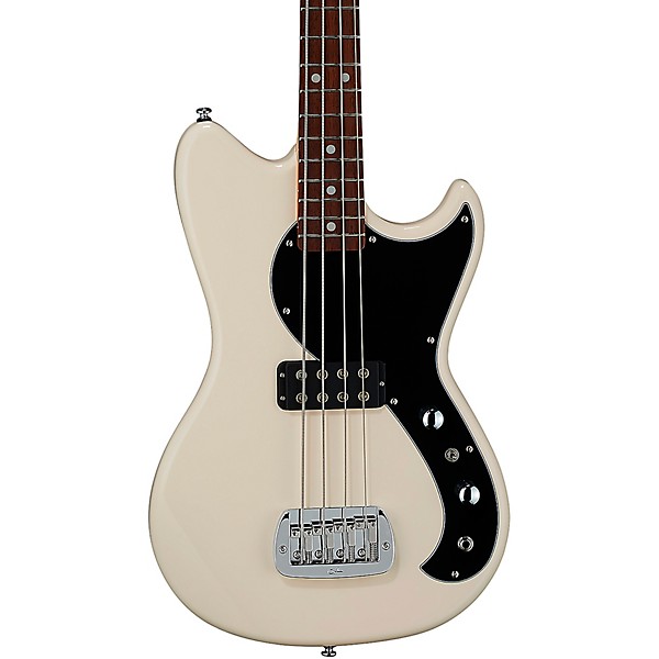 G&L Tribute Fallout Shortscale Bass Guitar Olympic White