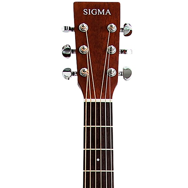 SIGMA SIG10DNATS Solid Top Dreadnought Acoustic Guitar Natural Gloss Finish