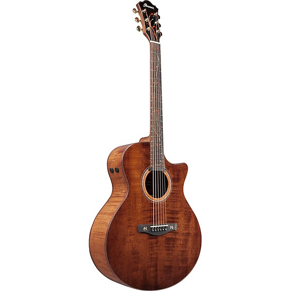 Open Box Ibanez AE295LTD Limited-Edition Acoustic-Electric Guitar Level 2 Natural High Gloss 194744828669