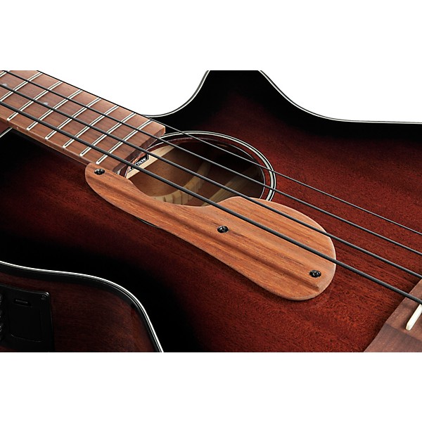Ibanez AEGB24E Acoustic-Electric Bass Guitar Mahogany Sunburst