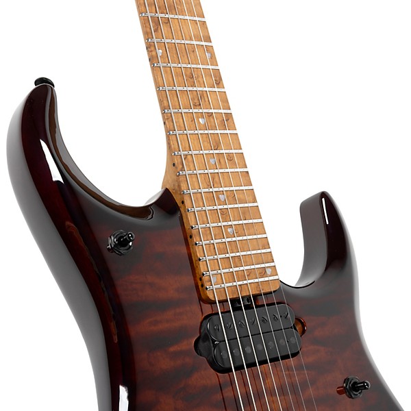 Ernie Ball Music Man JP15 7-String Suplex Electric Guitar Amber Waves Quilt